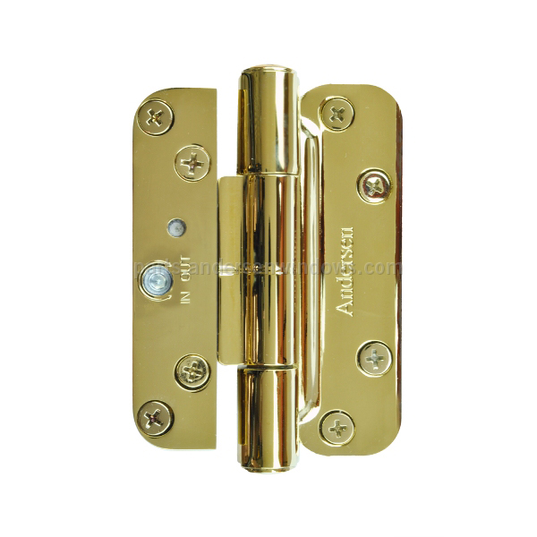 Andersen Frenchwood hinged brass hinge kit right